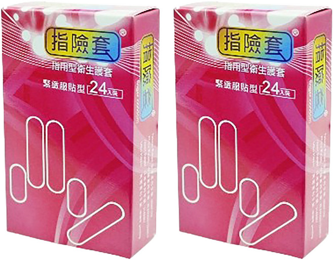 findom 指險套 緊緻服貼型, 24個, 2盒