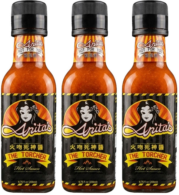 Anita's 安妮塔 火吻死神醬 五辛素, 200ml, 3瓶