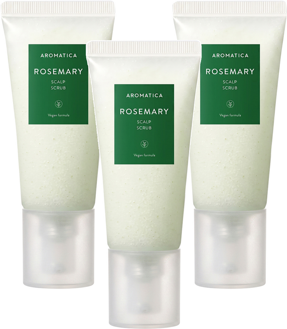 AROMATICA 艾瑪植萃 迷迭香頭皮磨沙膏 Rosemary Scalp Scrub, 165g, 3條
