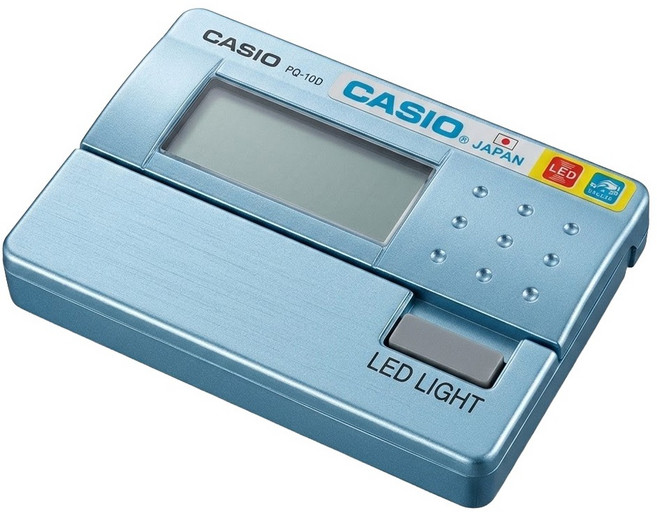 CASIO 卡西歐 鬧鐘, 藍色