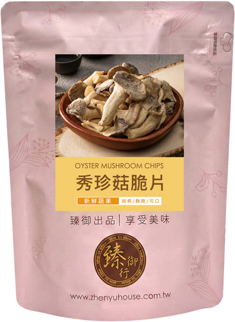 臻御行 秀珍菇脆片, 1包, 100g