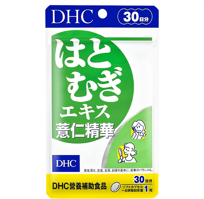 DHC 台灣公司貨 薏仁精華膠囊食品 30日份, 30顆, 555mg, 1包