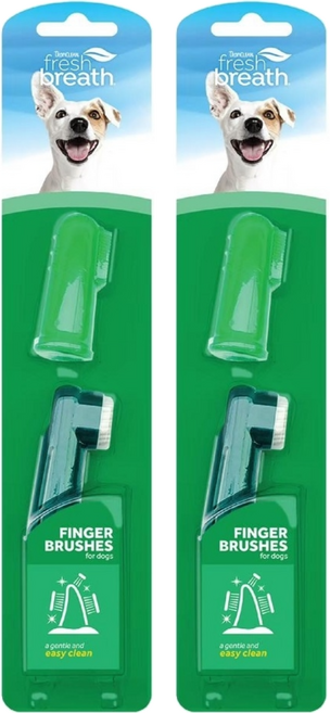 fresh breath 鮮呼吸 指套牙刷組, 2組, 綠色