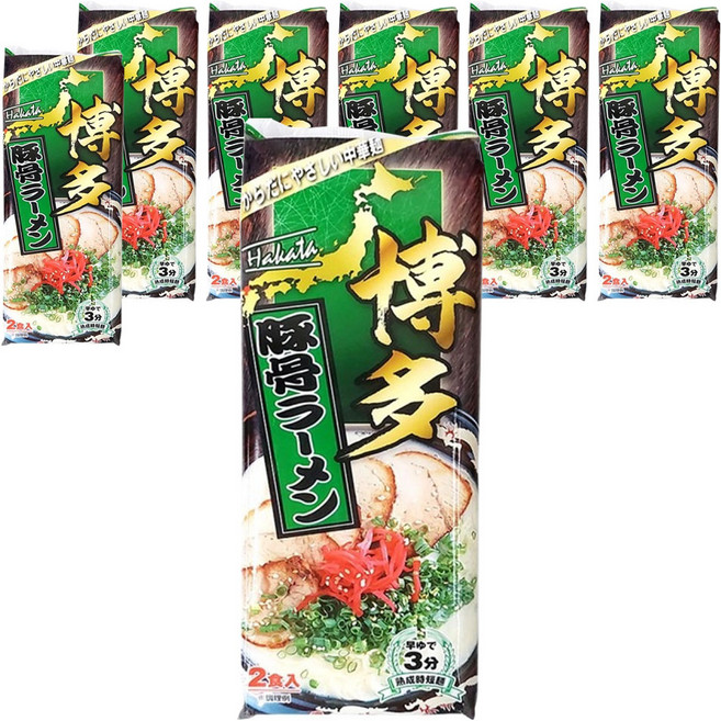 博多豚骨拉麵 248g, 7包