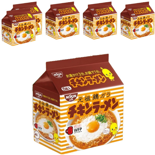 NISSIN 日清 5食包麵 85g, 30包