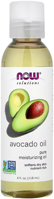 NOW Foods 純酪梨保濕油, 118ml, 1瓶