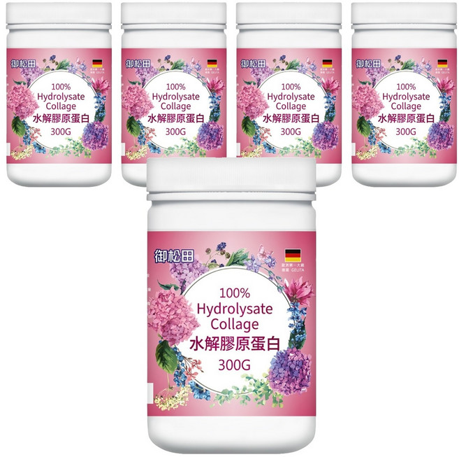 ROYAL SONG 御松田 水解膠原蛋白, 300g, 5罐