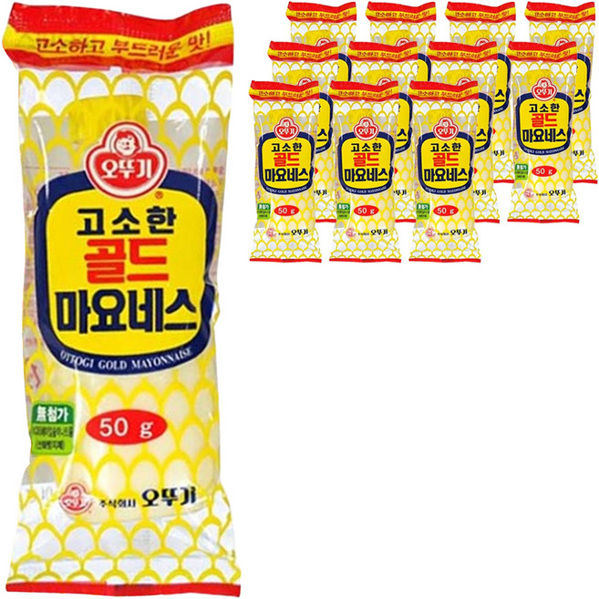 OTOKI 不倒翁 香濃黃金美乃滋, 50g, 12個