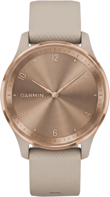 GARMIN VIVOMOVE TREND 指針智慧腕錶, 摩卡金, 1.5吋, GPS + 藍牙