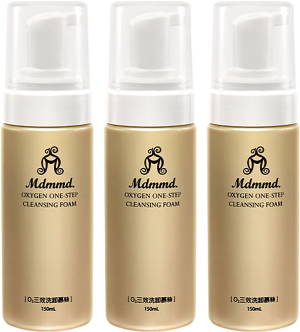 Mdmmd. 明洞國際 O2 三效洗卸慕絲, 150ml, 3瓶