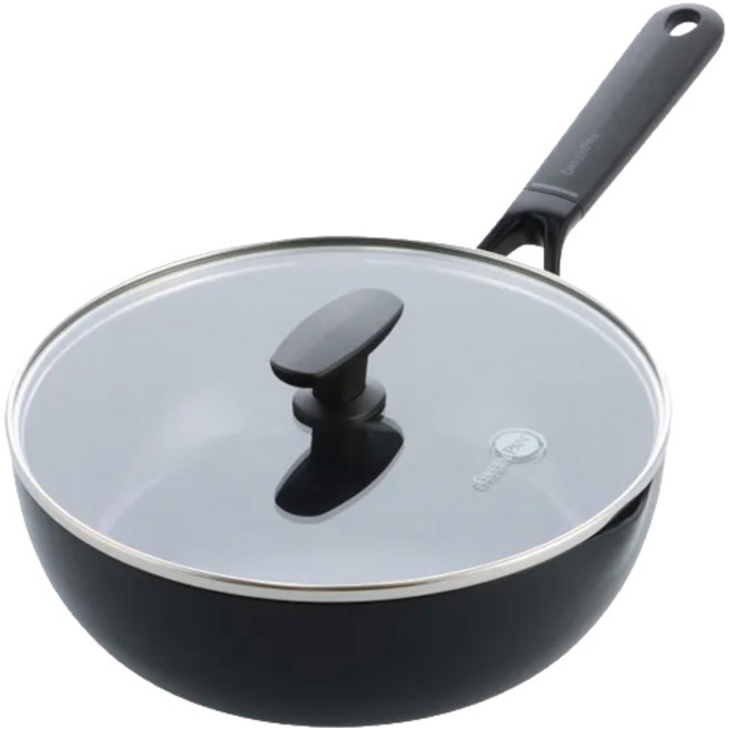 GREEN PAN 鑽石陶瓷塗層不沾萬用鍋 附蓋, 24cm, 1個