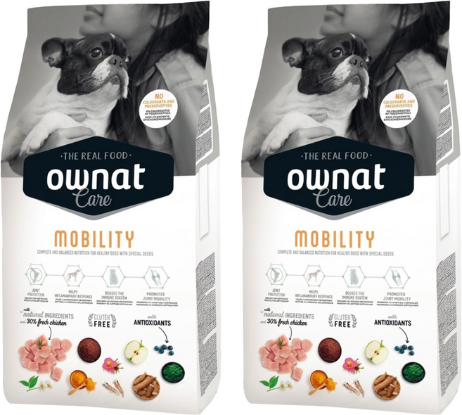 ownat 歐娜特 CARE系列 犬用 無麩質飼料 關節機能照護配方, 關節照護, 300g, 2包