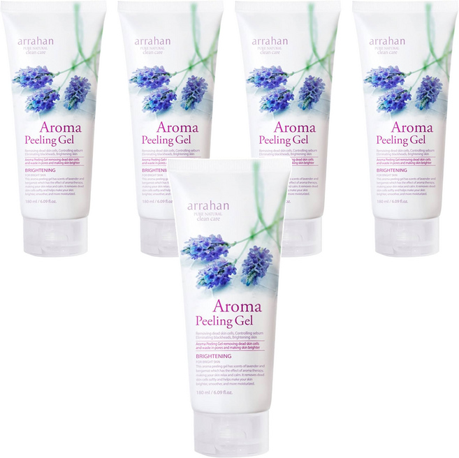 arrahan 秀 薰衣草溫和潔淨角質凝膠, 180ml, 5條