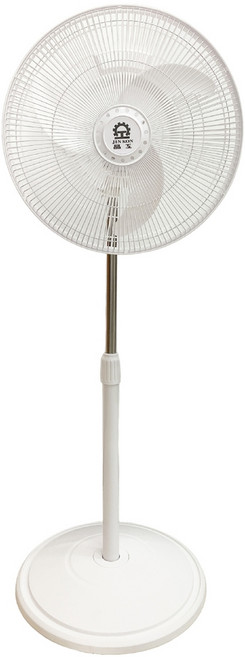 JINKON 晶工 3片 直立式 電風扇 白色 擺頭 可調節高度 3段風速 16吋 JK-2260 54W 3kg 118cm