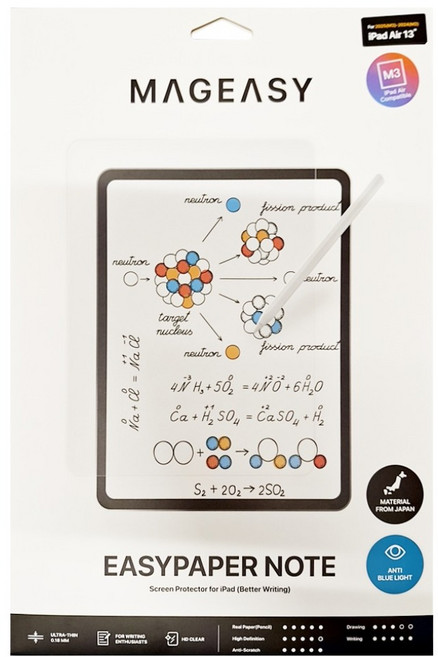 MAGEASY EasyPaper Note 抗藍光類紙膜, 透明色, 1個