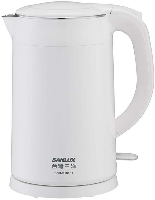 SANLUX 台灣三洋 雙層防燙電茶壺 1050W 1.3kg 1.8L, DSU-S1803T