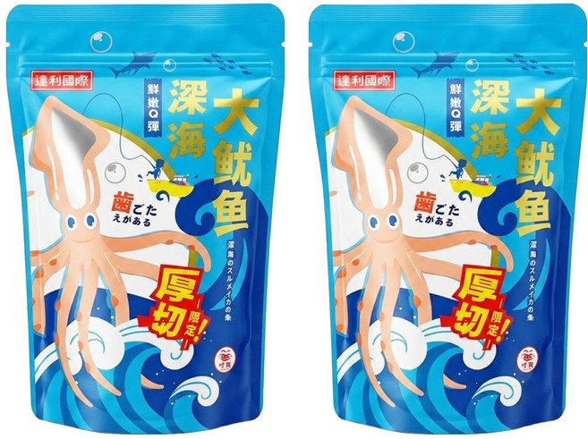 達利國際 深海大魷魚 原味, 100g, 2包