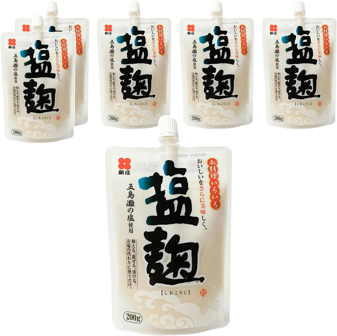 SHINJYO 新庄 塩麹, 200g, 6包