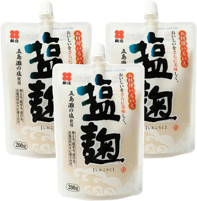 SHINJYO 新庄 塩麹, 200g, 3包
