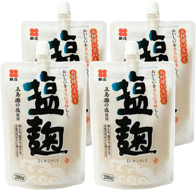 SHINJYO 新庄 塩麹, 200g, 4包