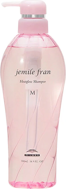 mILBOn Jemile fran 熱光感M潤澤洗髮精, 1瓶, 500ml