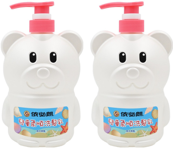 依必朗 兒童柔順洗髮乳 海洋微風, 700ml, 2瓶