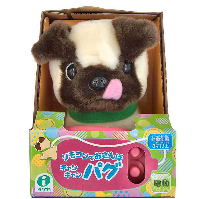 IWAYA 線控巴哥犬 3歲以上, 1個, 巴哥犬, 13.5cm