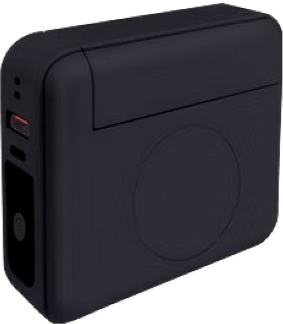 多功能三合一22.5w無線行動電源 10000mah lightning&type-c 原廠保固, MCK-SPB001, 黑色