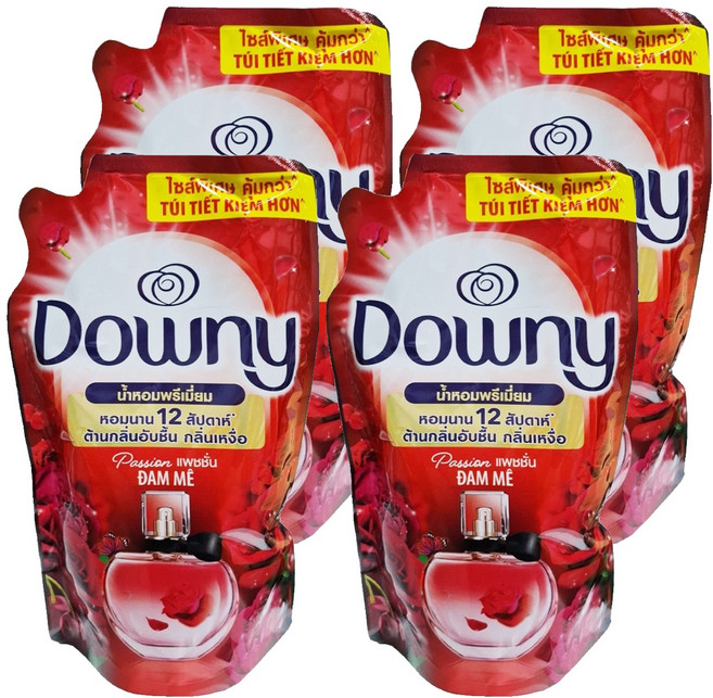 Downy 柔軟精 補充包 紅色, 750ml, 4包