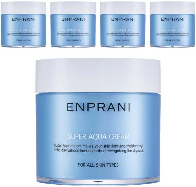 ENPRANI 超級水潤霜, 200ml, 5個