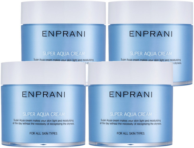 ENPRANI Super冰河保濕水凝霜, 200ml, 4個