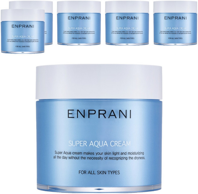 ENPRANI Super冰河保濕水凝霜, 200ml, 6個