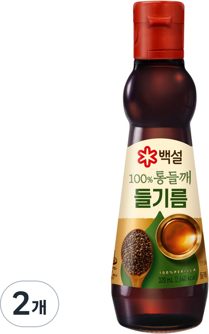 CJ 白雪 100% 全籽紫蘇油, 320ml, 2個