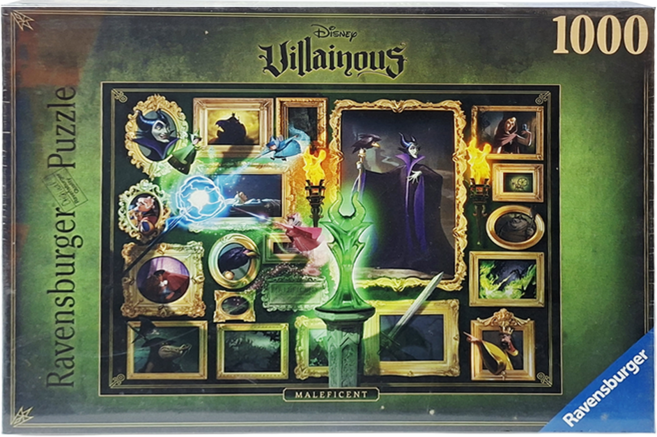Ravensburger 維寶 反派系列 黑魔女拼圖, Multicolor, 1000片, 1盒