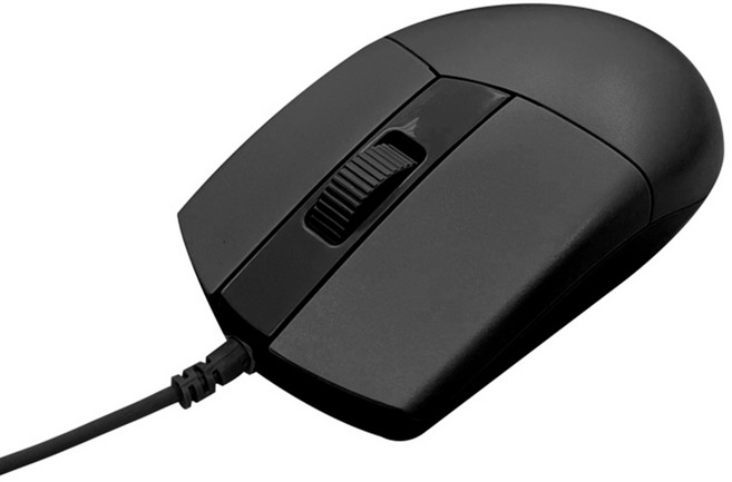 i-gota 愛購它 商務 Wired 滑鼠 黑色 1600dpi M1801 128 x 59 x 37mm 人體工學設計 光學感測器 Windows PC