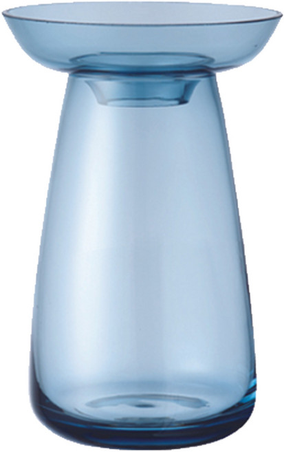 KINTO AQUA CULTURE 玻璃花瓶, 藍色