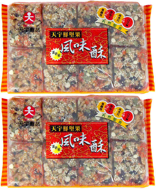 NEWMETRO 天宇食品 鮮堅果風味酥, 400g, 2袋