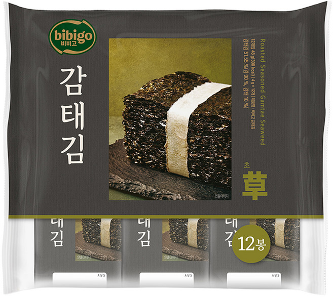CJ bibigo 甘苔海苔 12p, 1個