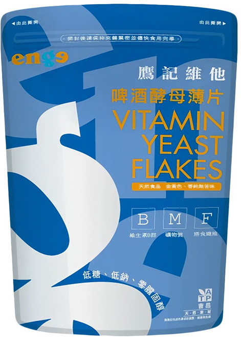 enge 鷹記維他 啤酒酵母薄片, 200g, 1包