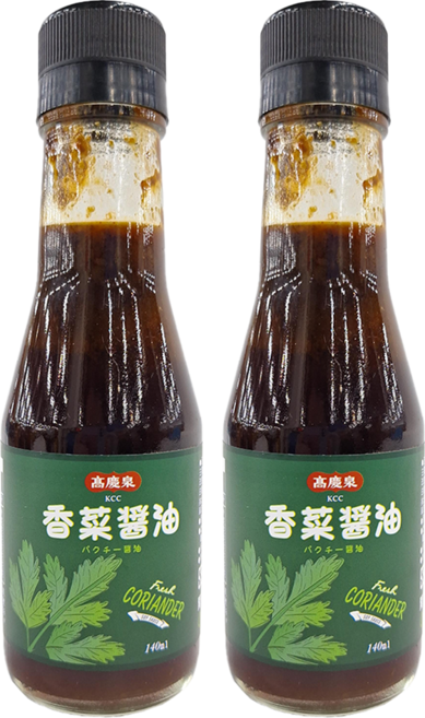 高慶泉 香菜醬油, 140ml, 2瓶