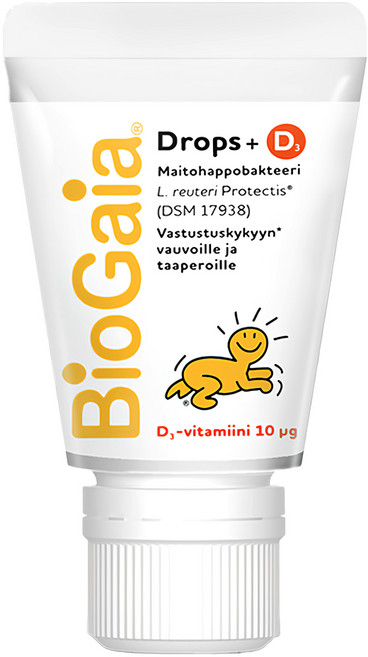 BioGaia 寶乖亞 嬰幼兒液體益生菌 D3 Plus, 10ml, 1條