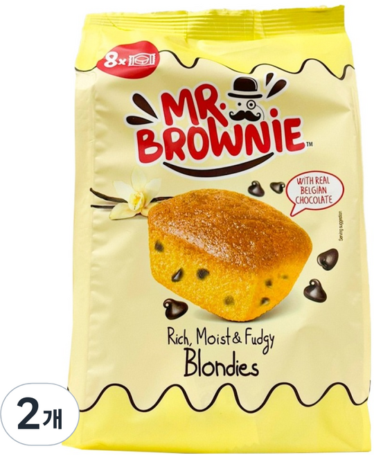 MR. BROWNIE 布朗尼先生 布朗迪, 200g, 2個