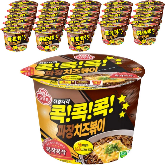 OTOKI 不倒翁 KOKKOKKOK 炸醬起司拌麵 杯裝 100g, 24個