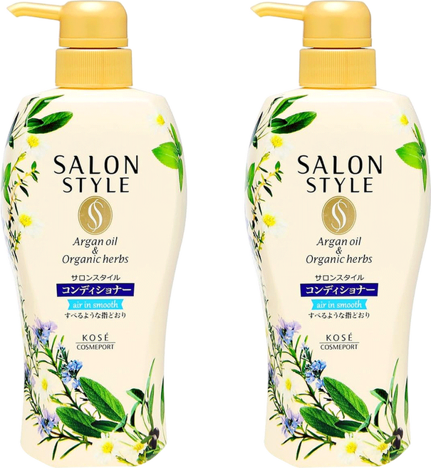 SALON STYLE 輕盈柔順潤髮乳, 500ml, 2瓶