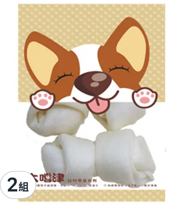 大嚐津 4.5吋發泡 打結骨 3個, 牛奶, 2組