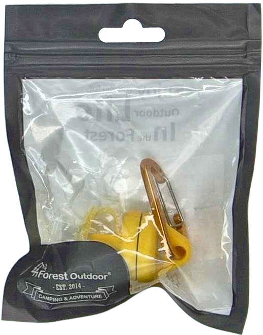 Forest Outdoor 群森戶外 磁鐵掛勾組, 可達鴨黃, 1層, 1組
