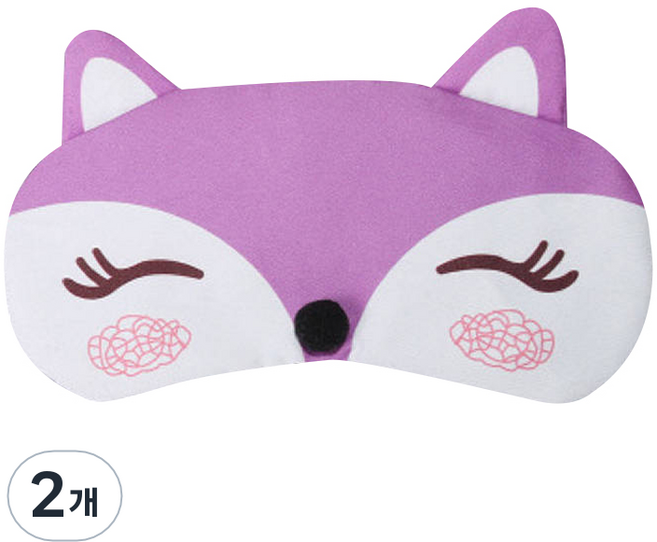 笑眼狐狸造型睡眠眼罩