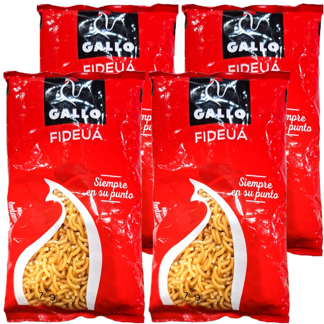 西班牙 GALLO 公雞牌 小彎管FIDEUA, 250g, 4包