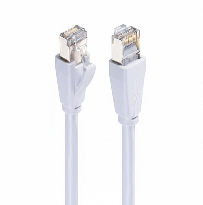 PX 大通 CAT6高速傳輸乙太網路線 適用於電腦/筆電/機上盒等設備, 白色, 1條, 10m