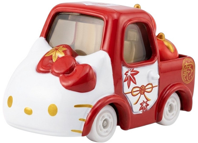 TOMICA TAKARA TOMY Hello Kitty和服系列 多美小汽車 紅色, 1個